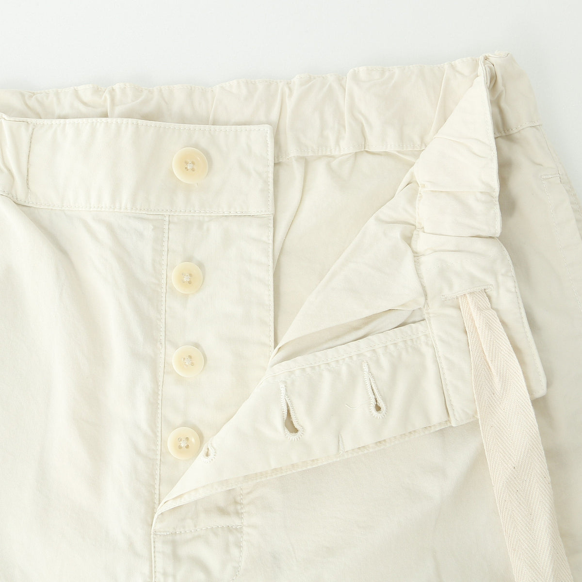 SUPERFINE COTTON TWILL TROUSERS