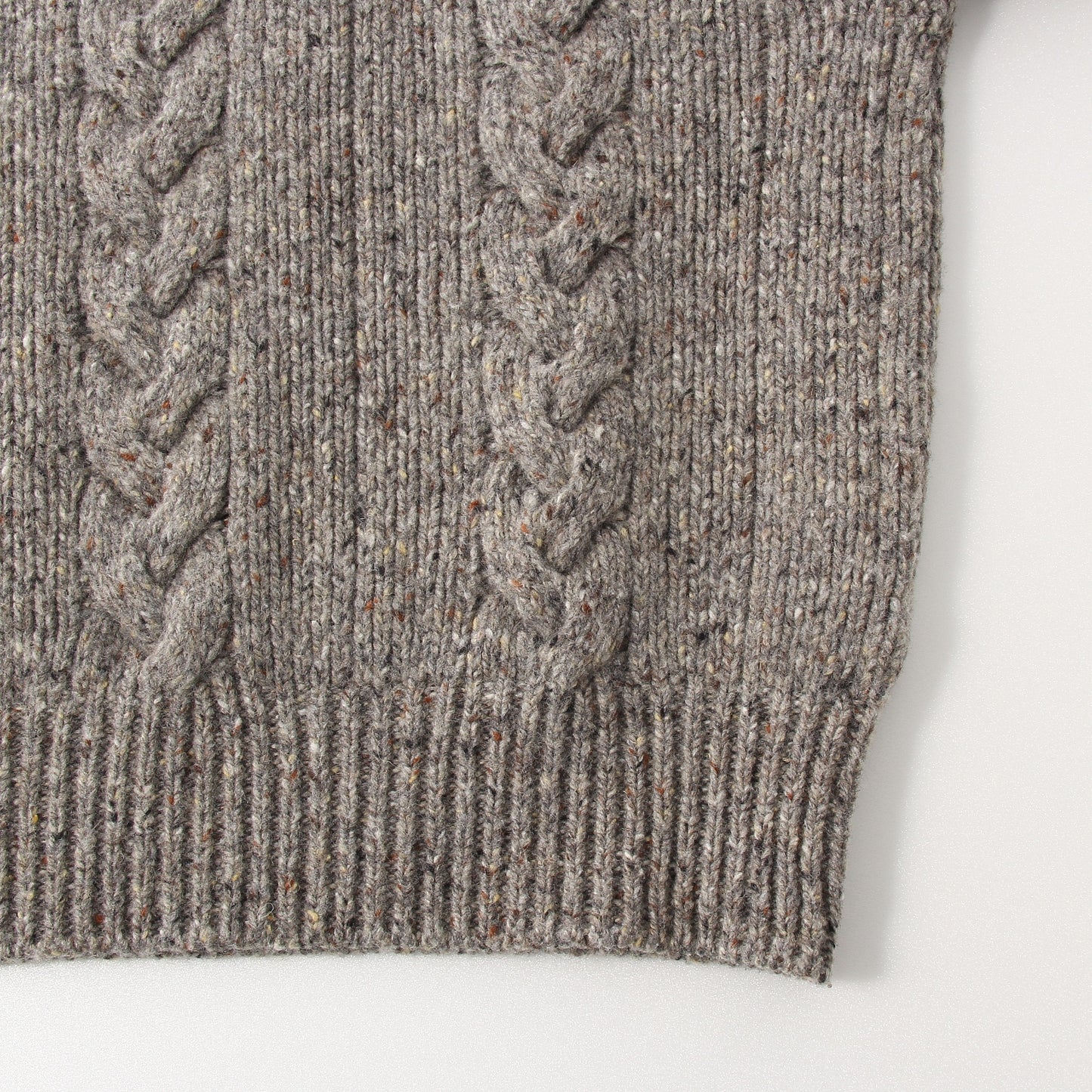 CABLE SWEAT SHIRT KNIT