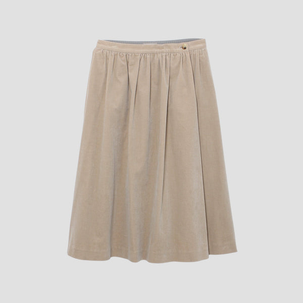 COTTON VELVET SKIRT