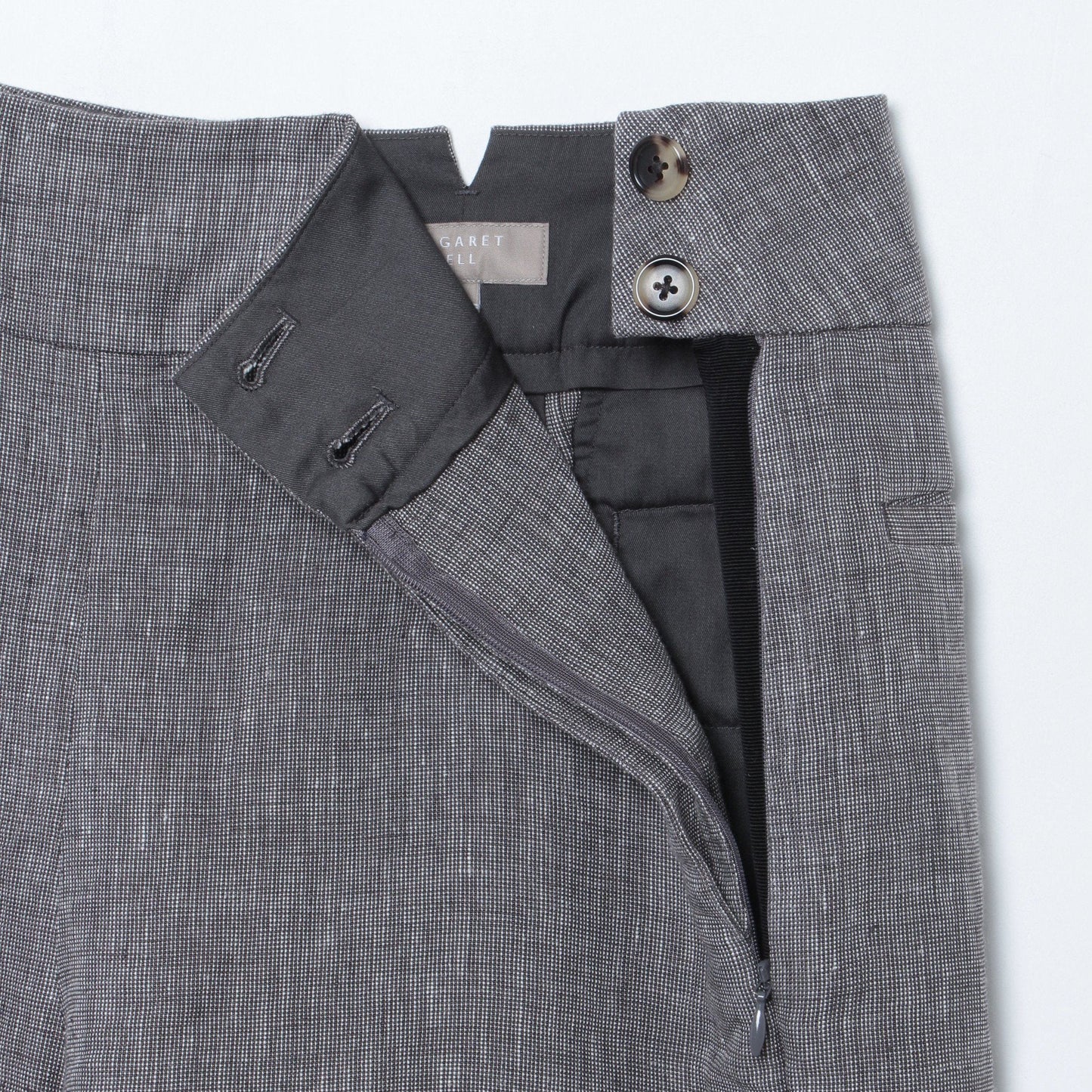 END ON END LINEN TROUSERS