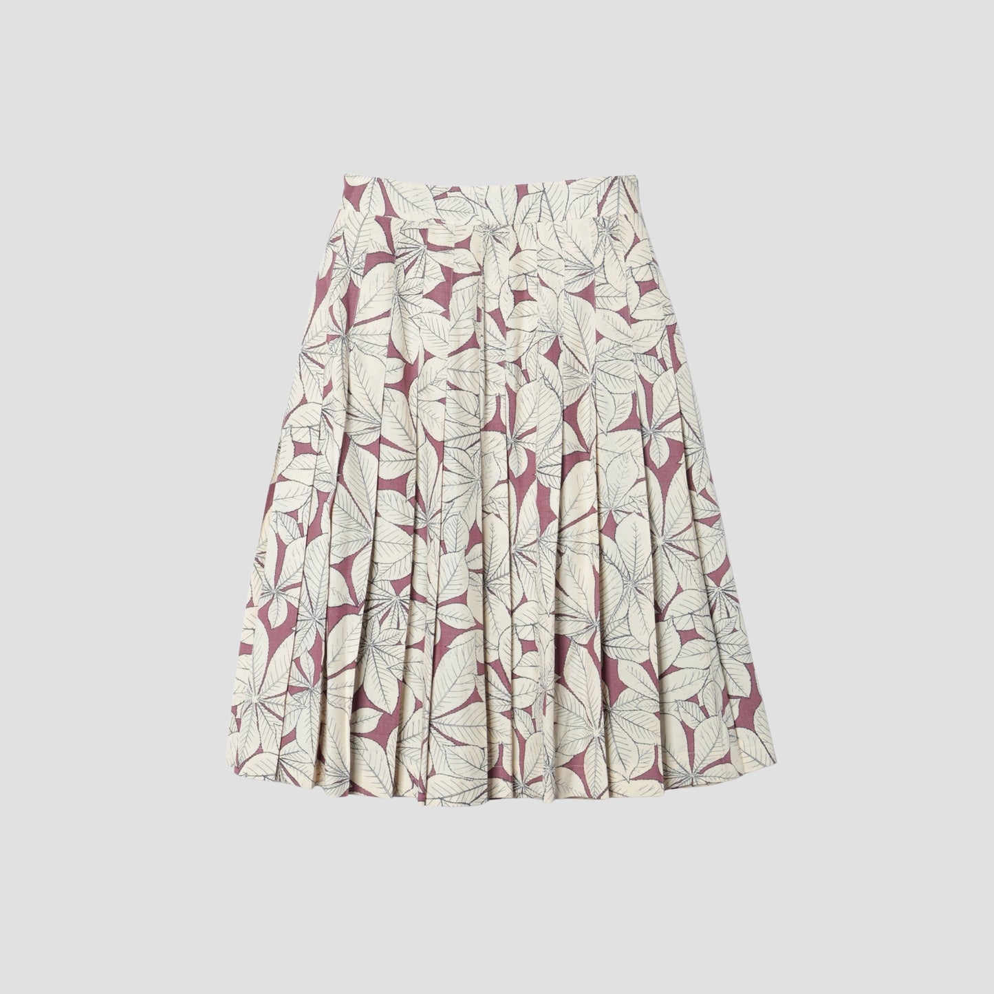 HORSE CHESTNUT SILK SKIRT