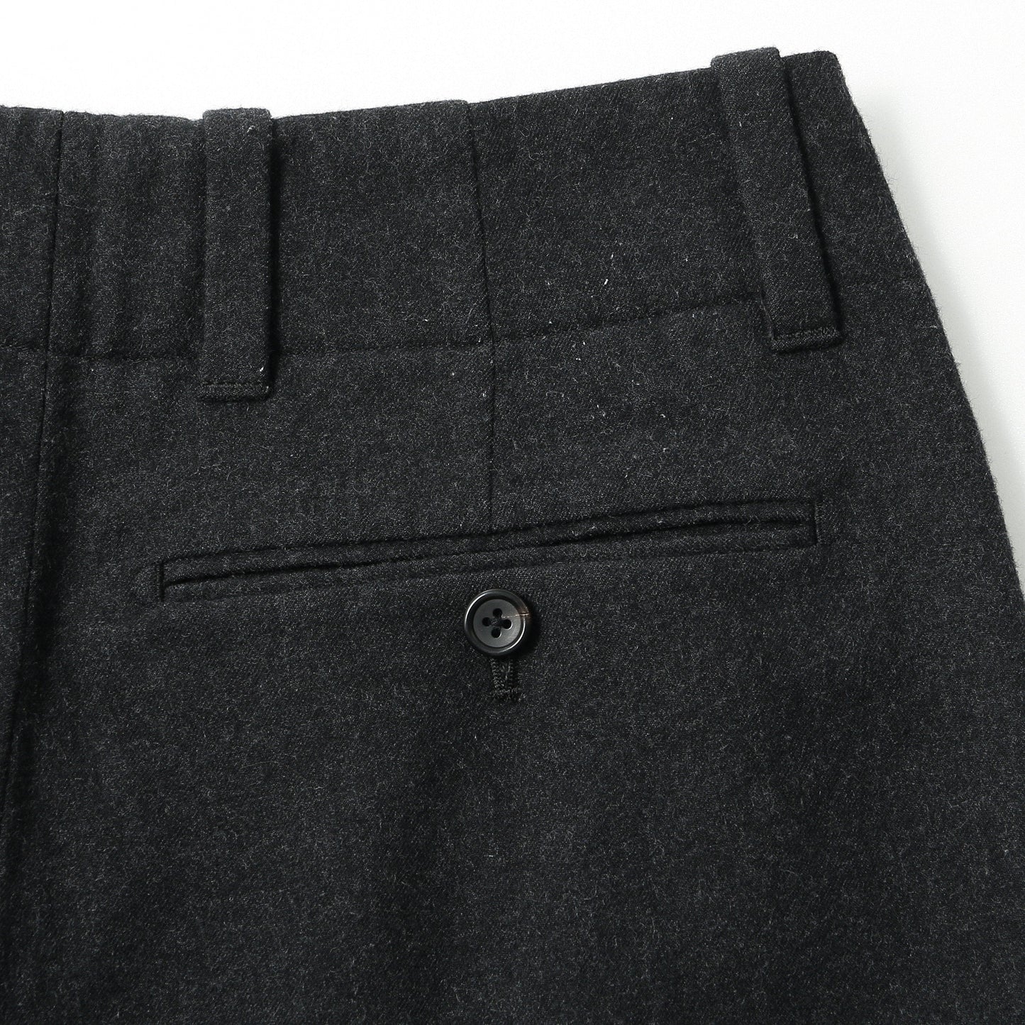 LIGHT MILLED DRY WOOL TWILL TROUSERS