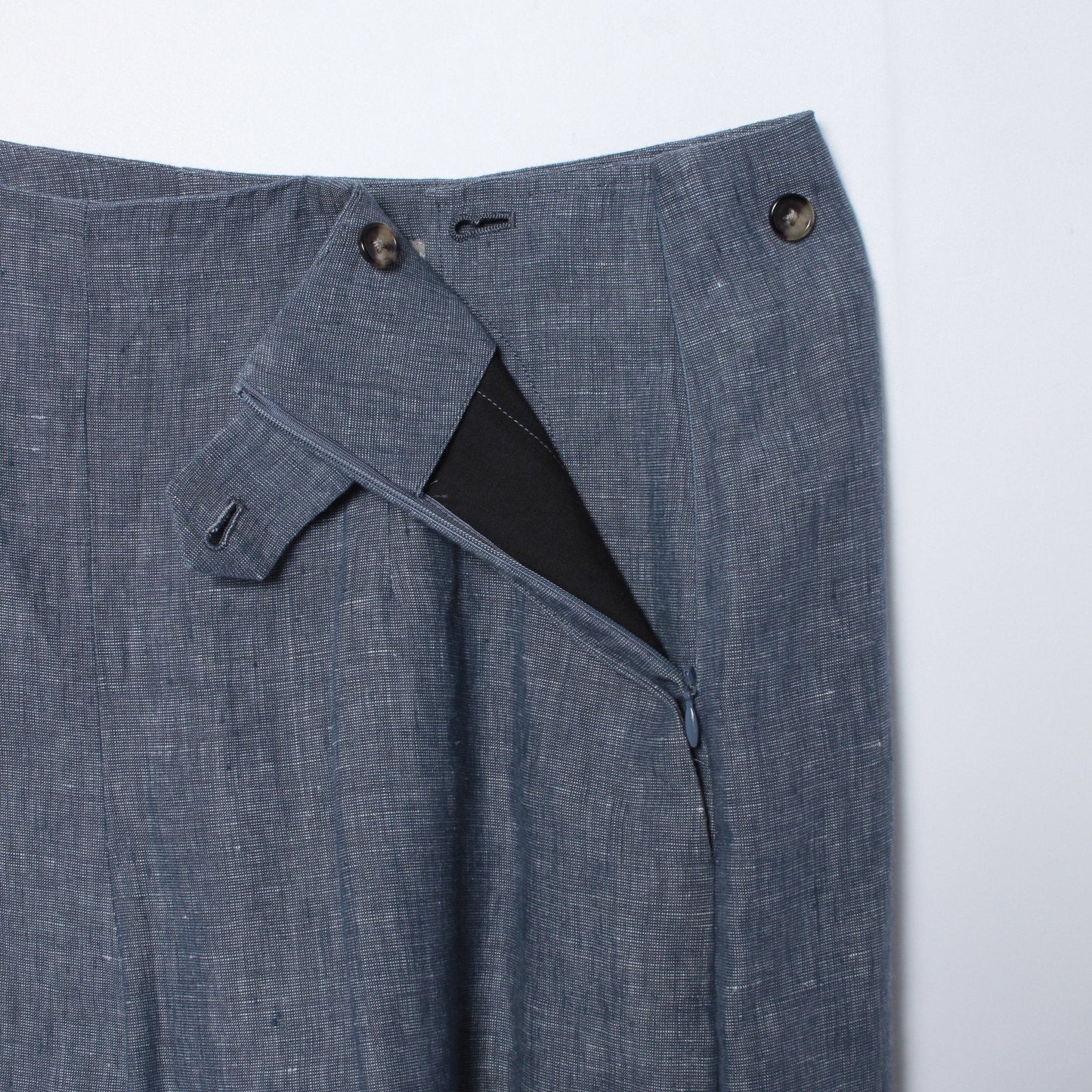 LINEN CHAMBRAY TROUSERS