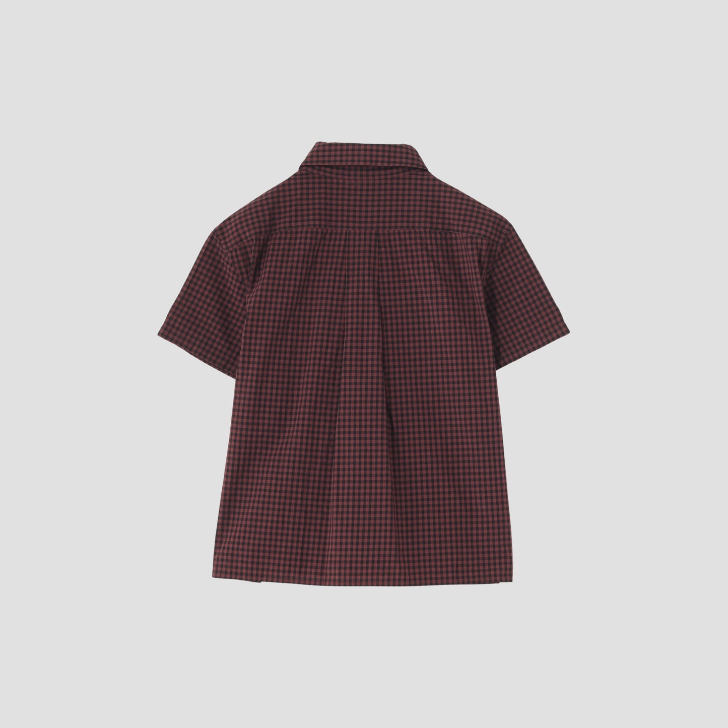 DRY GINGHAMCHECK COTTON SHIRT
