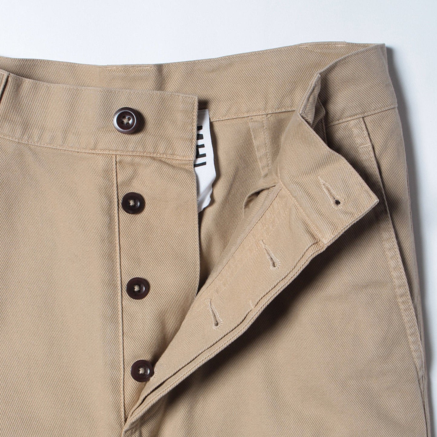 SOFT TWISTED YARN COTTON TROUSERS