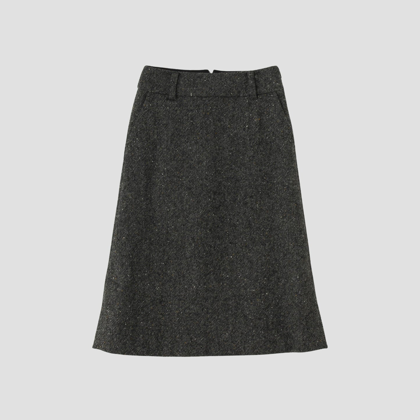 WOOL TWEED SKIRT