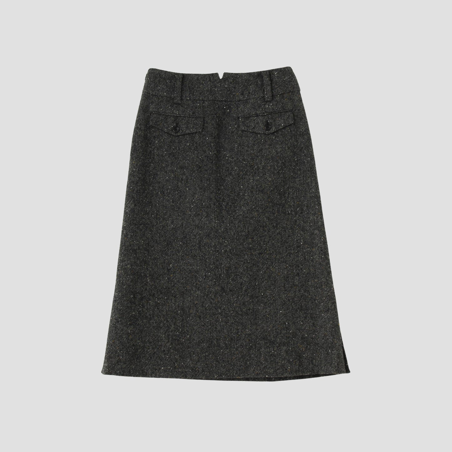 WOOL TWEED SKIRT