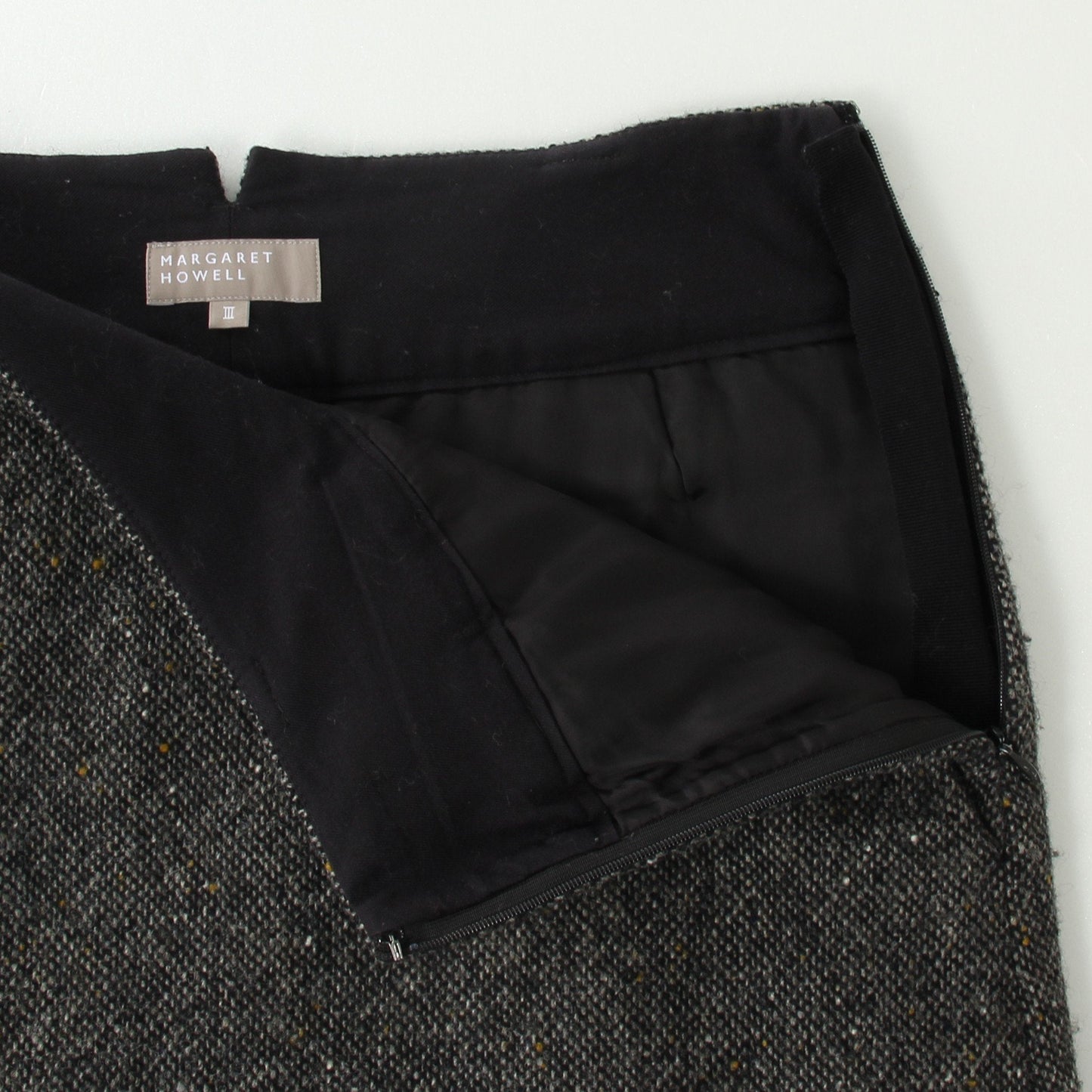 WOOL TWEED SKIRT