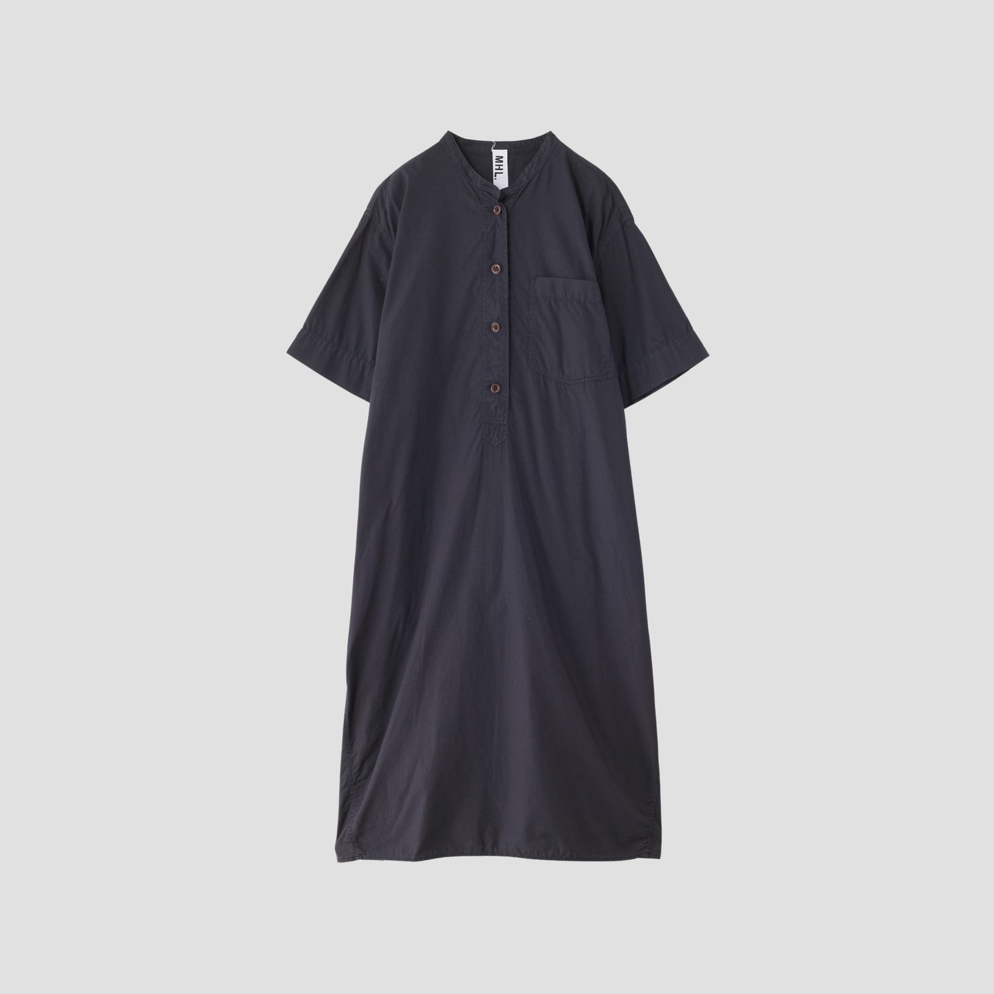 GARMENT DYE BASIC POPLIN DRESS
