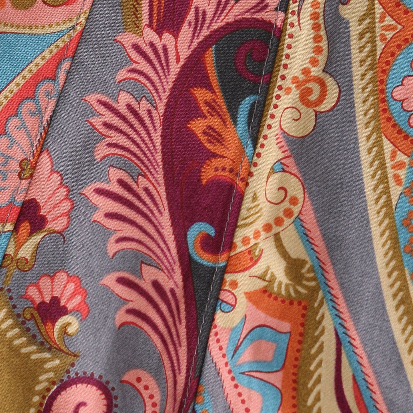 PAISLEY COTTON SHIRTING SKIRT