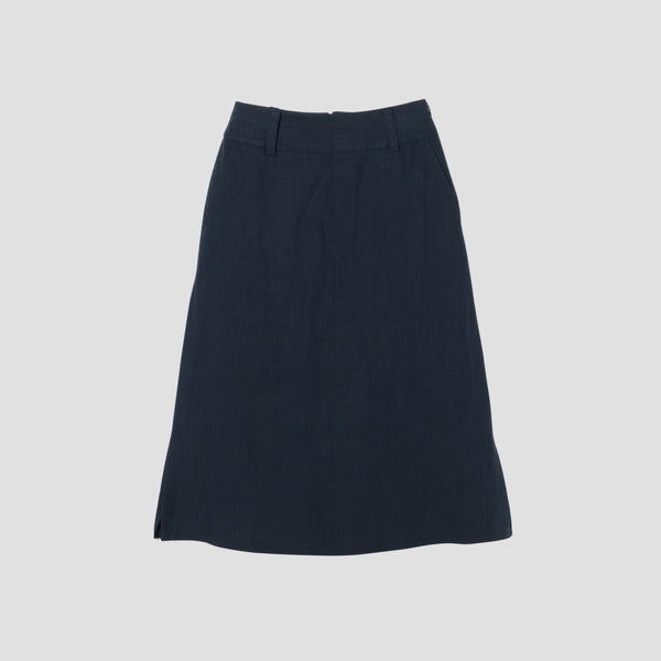 HIGH DENSE LINEN SKIRT