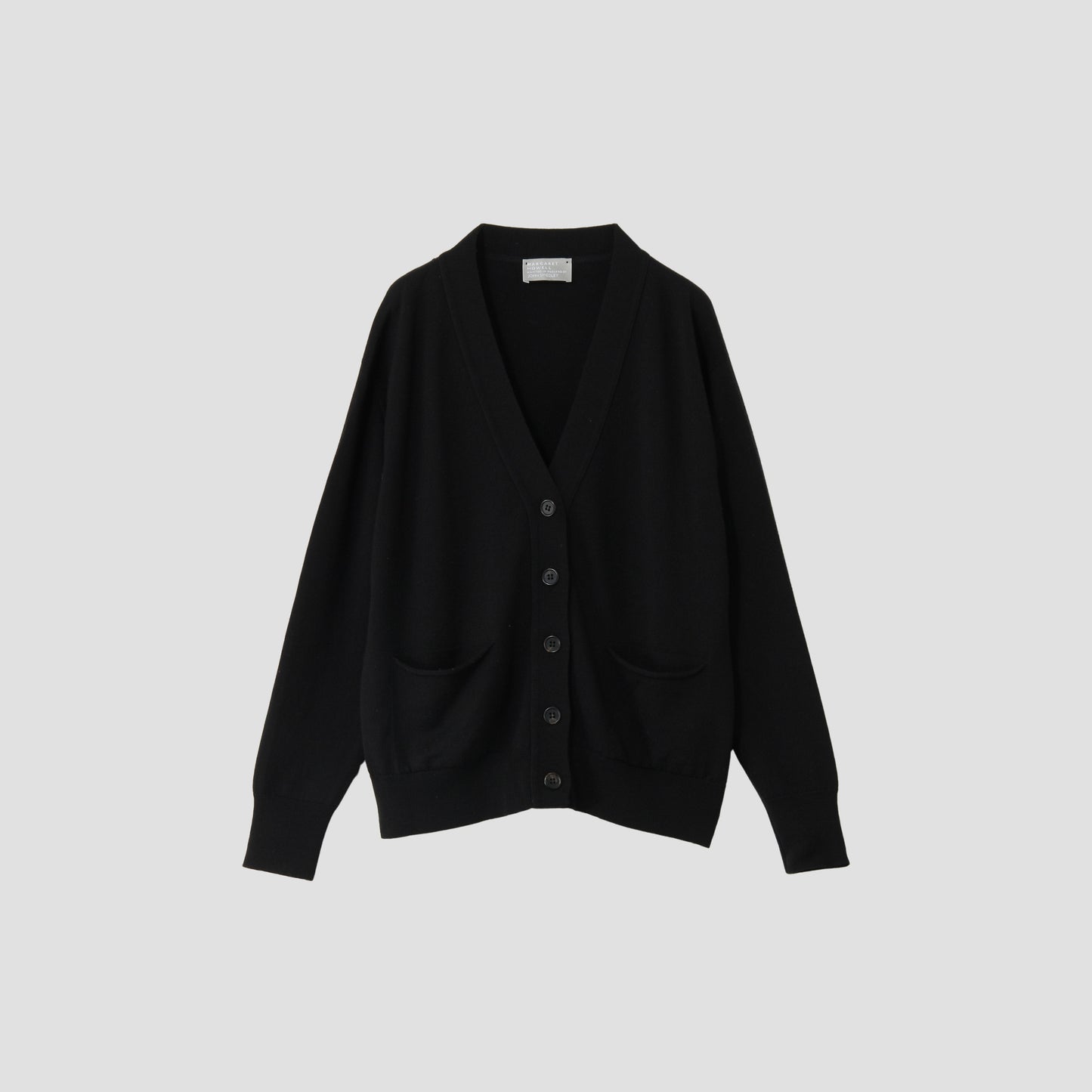 MERINO V NECK CARDIGAN KNIT