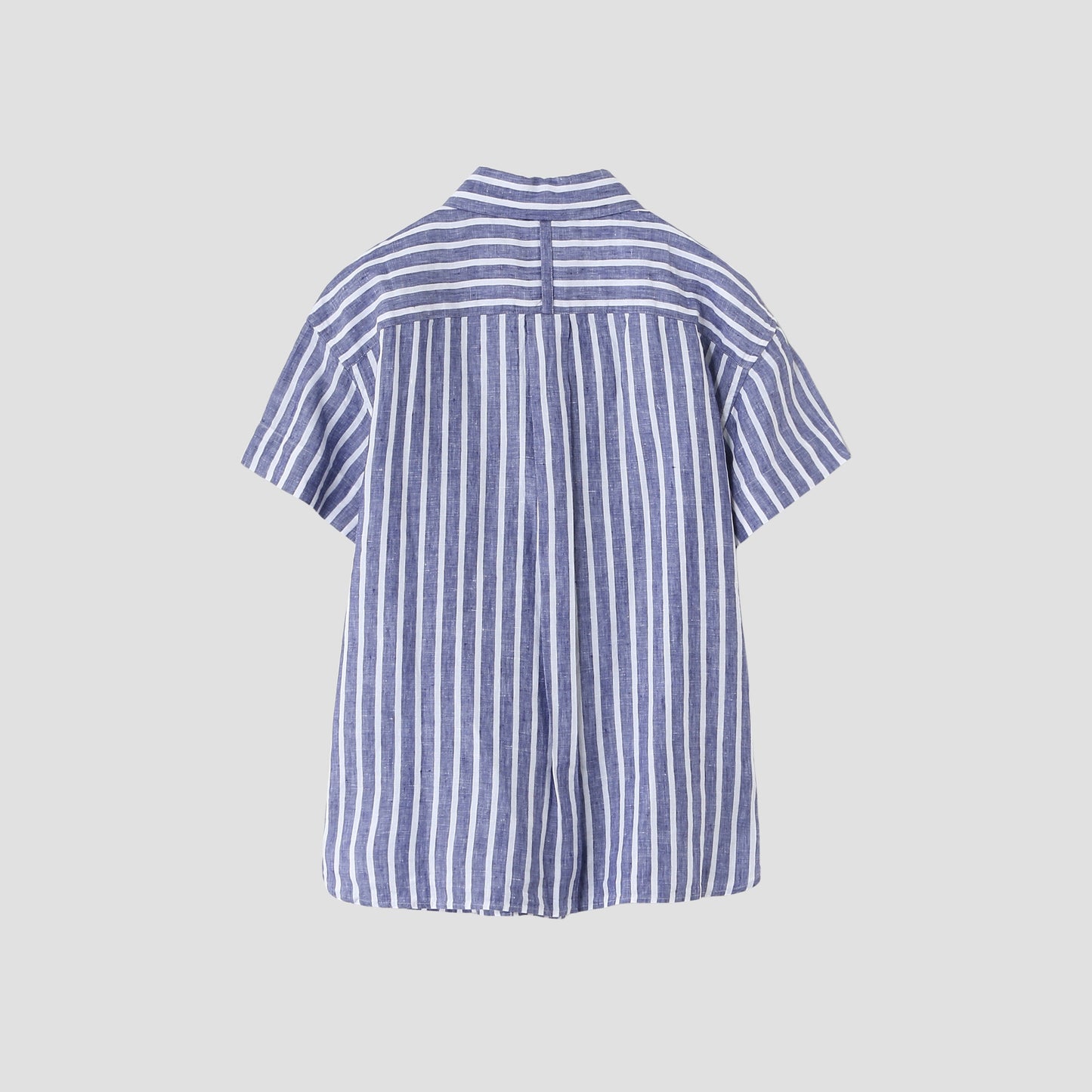 WIDE STRIPE LINEN SHIRT