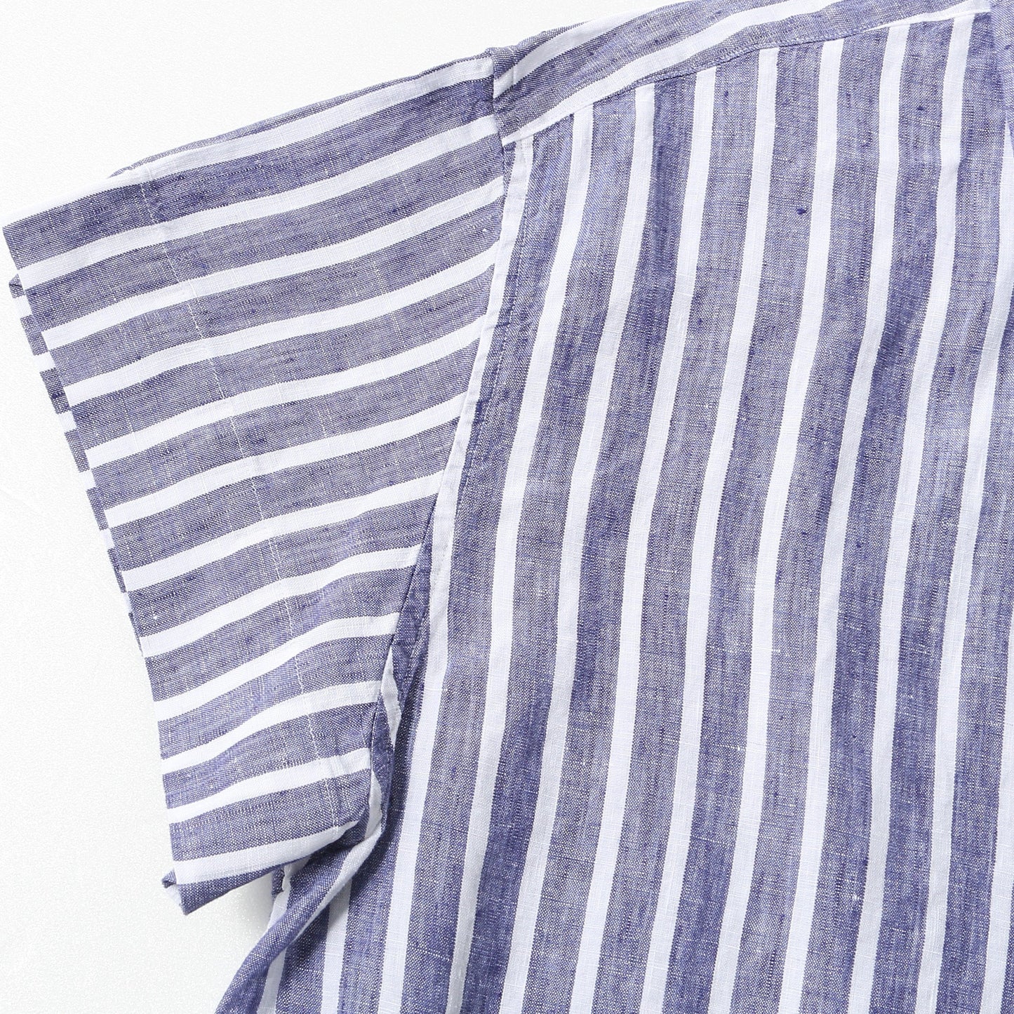 WIDE STRIPE LINEN SHIRT