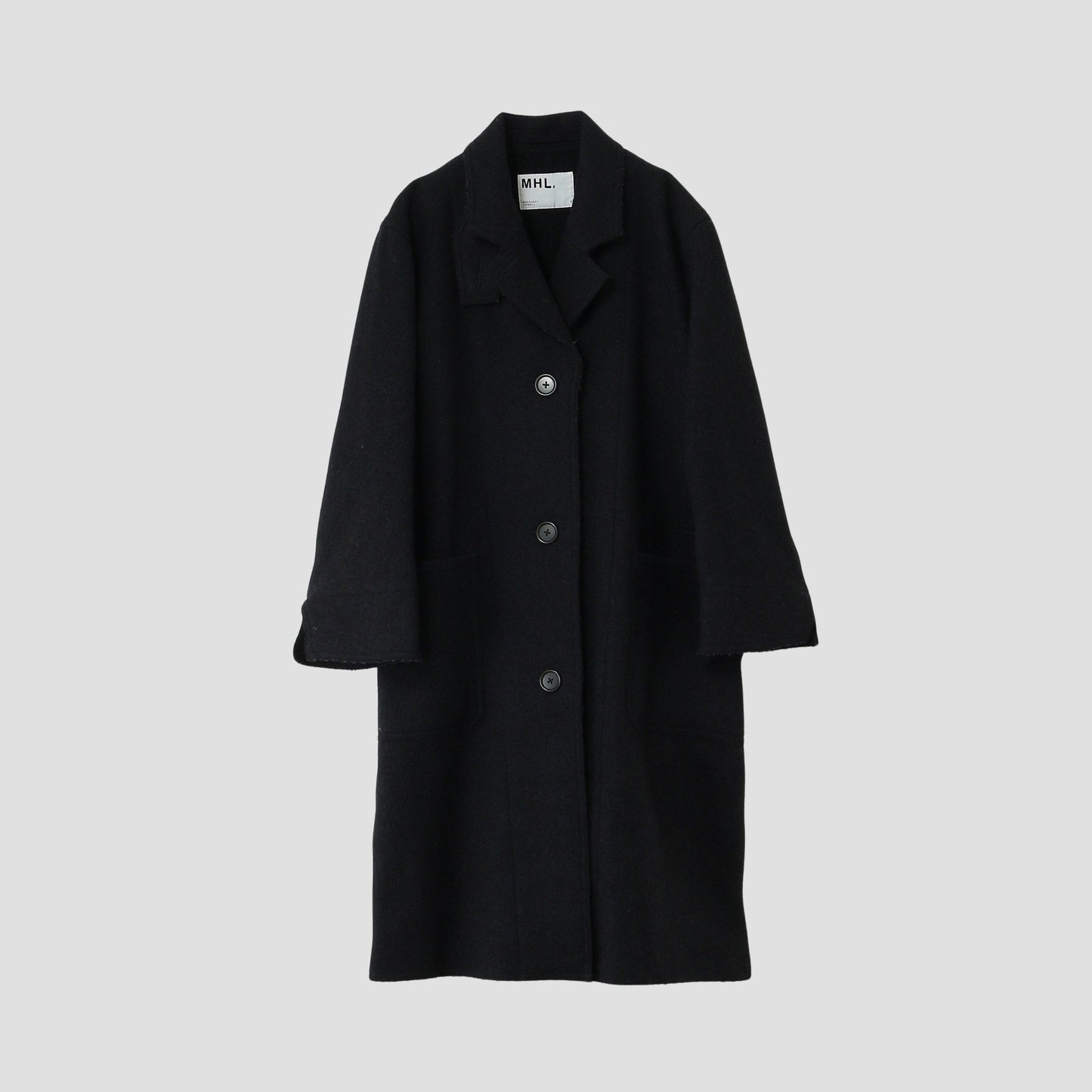 HEAVY WOOL MELTON COAT