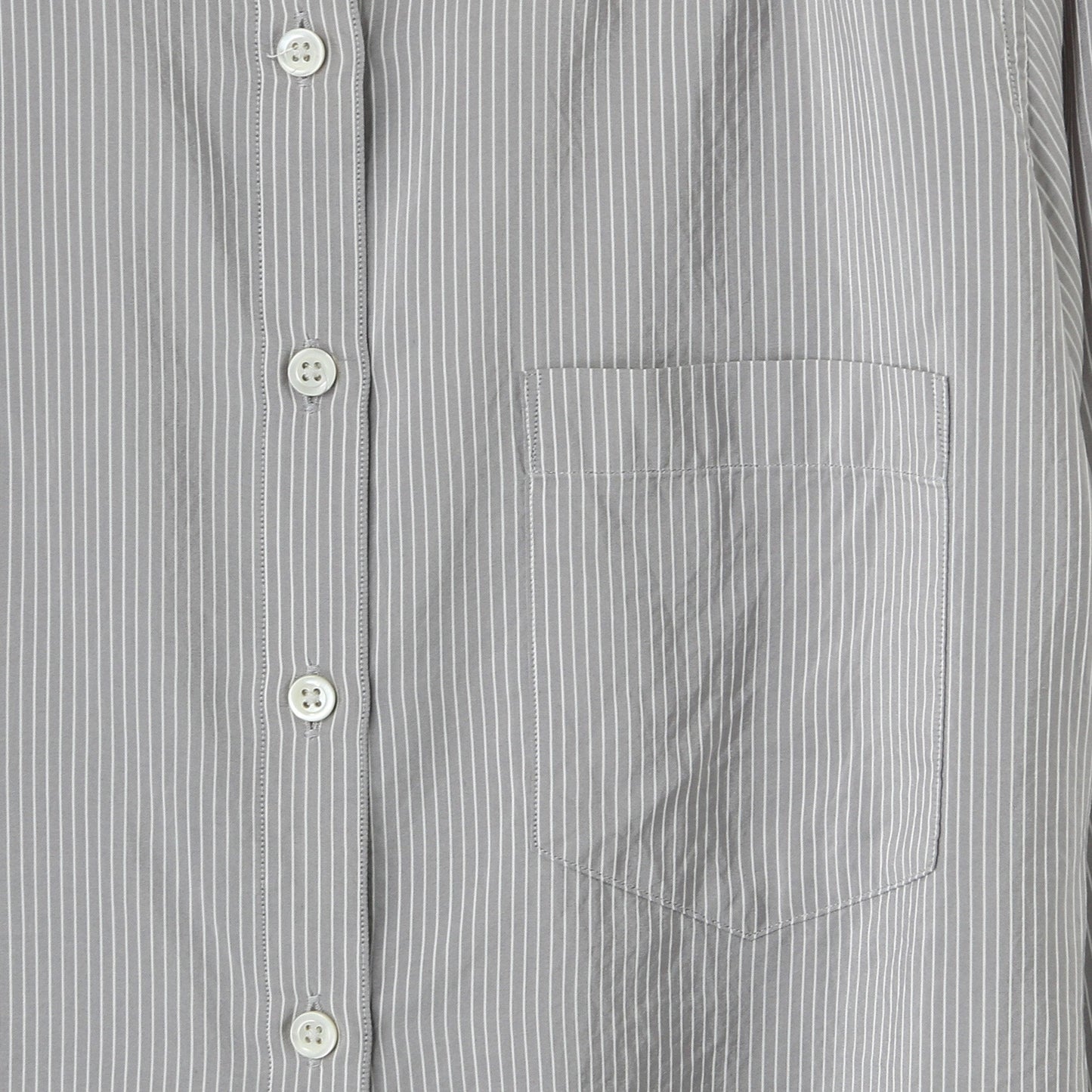 COTTON SILK STRIPE SHIRT