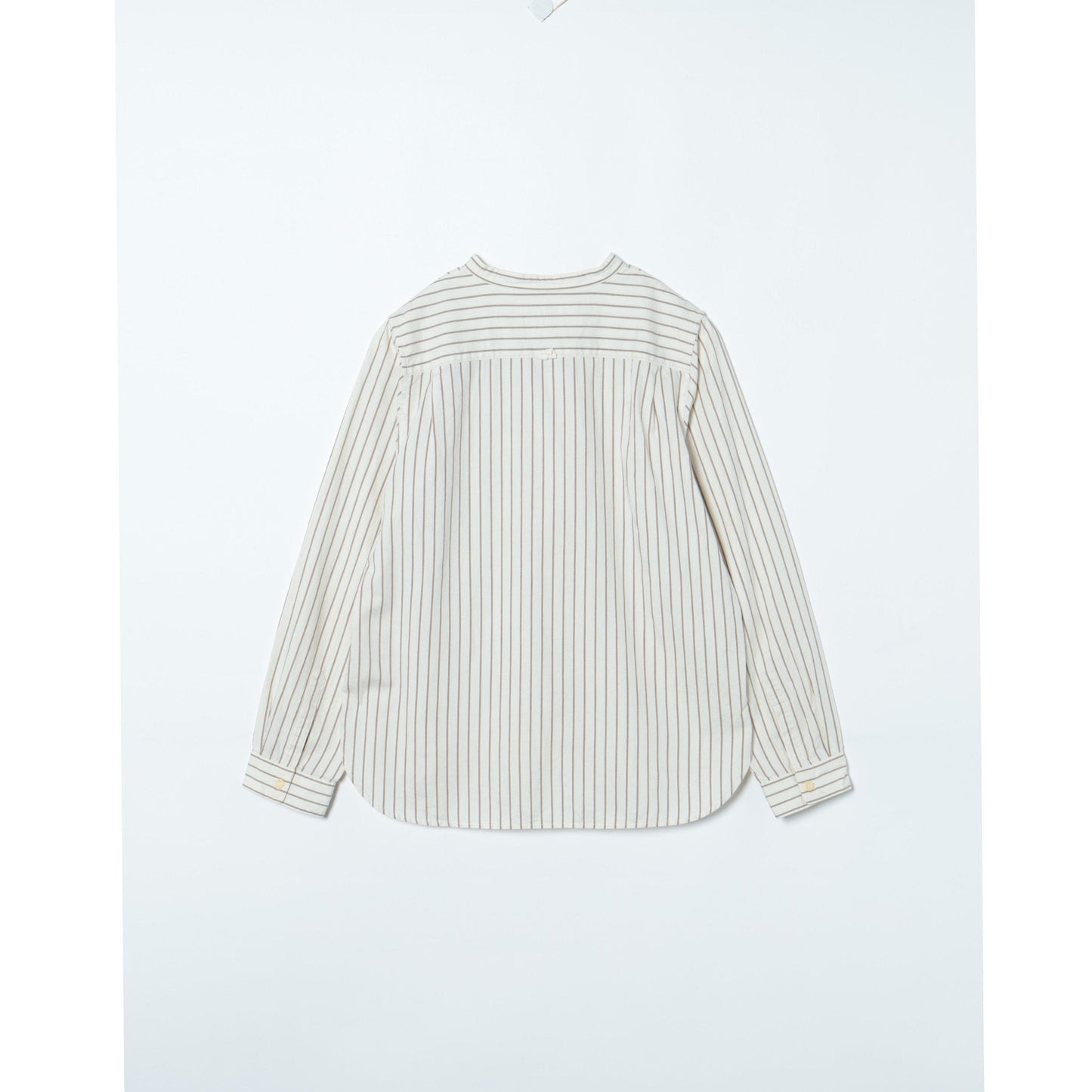 COTTON WOOL STRIPE SHIRT