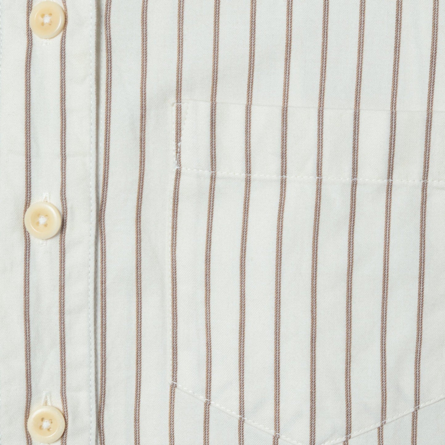 COTTON WOOL STRIPE SHIRT
