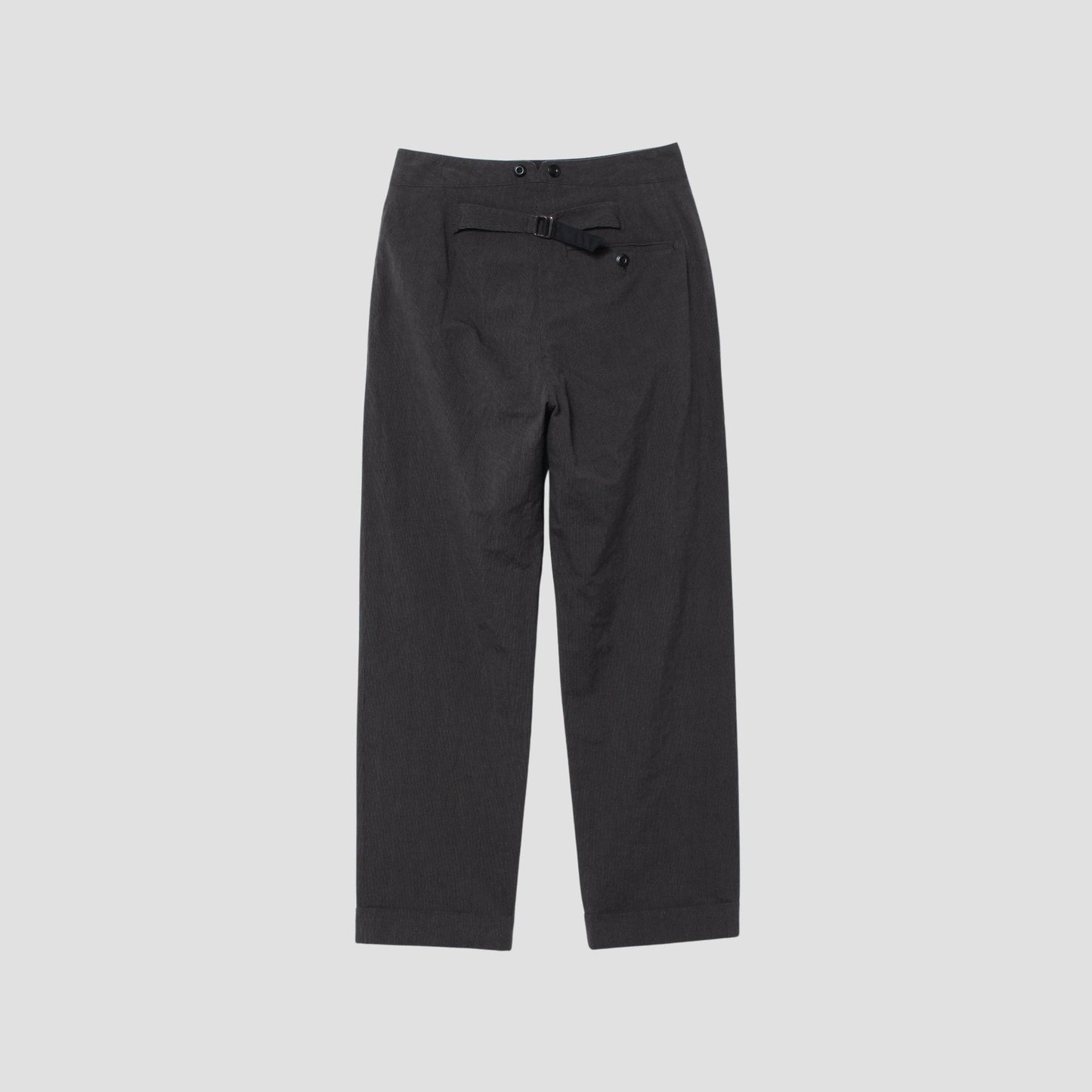 YARN DYED COTTON LINEN TROUSERS