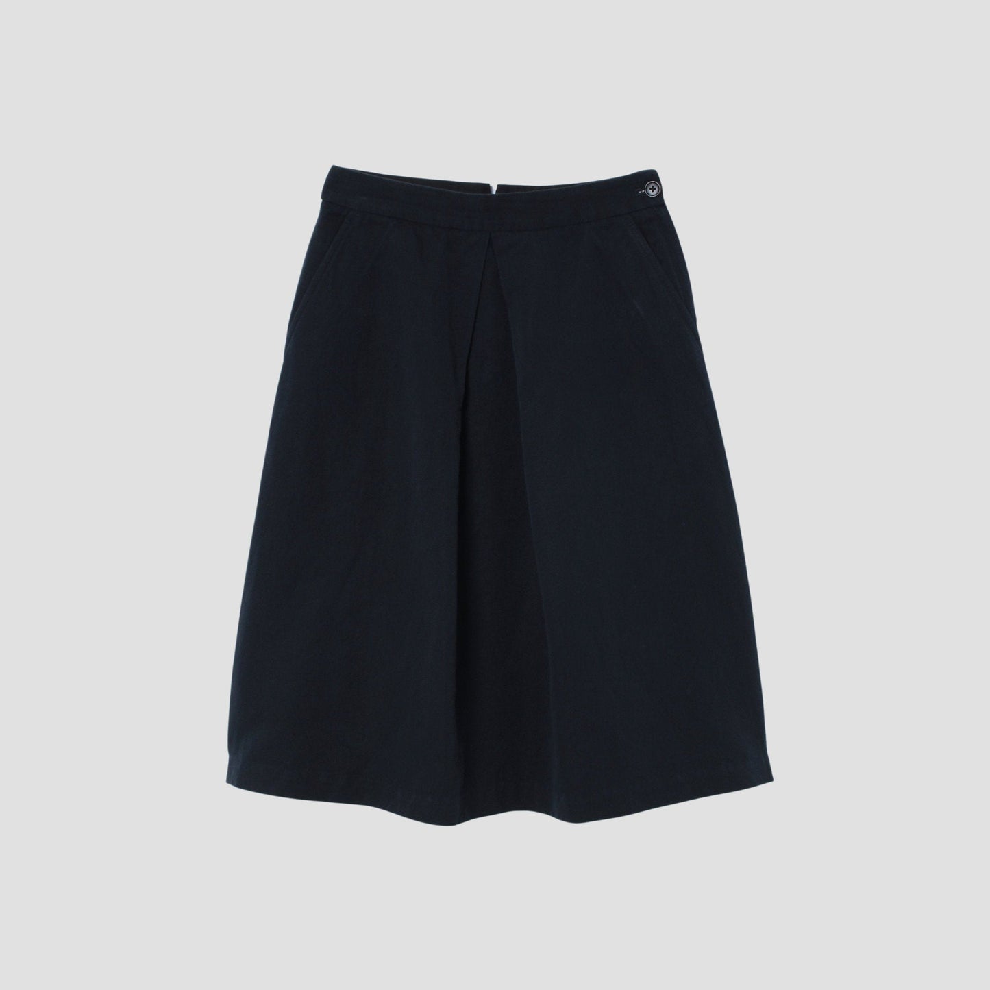 LINEN COTTON TWILL SKIRT