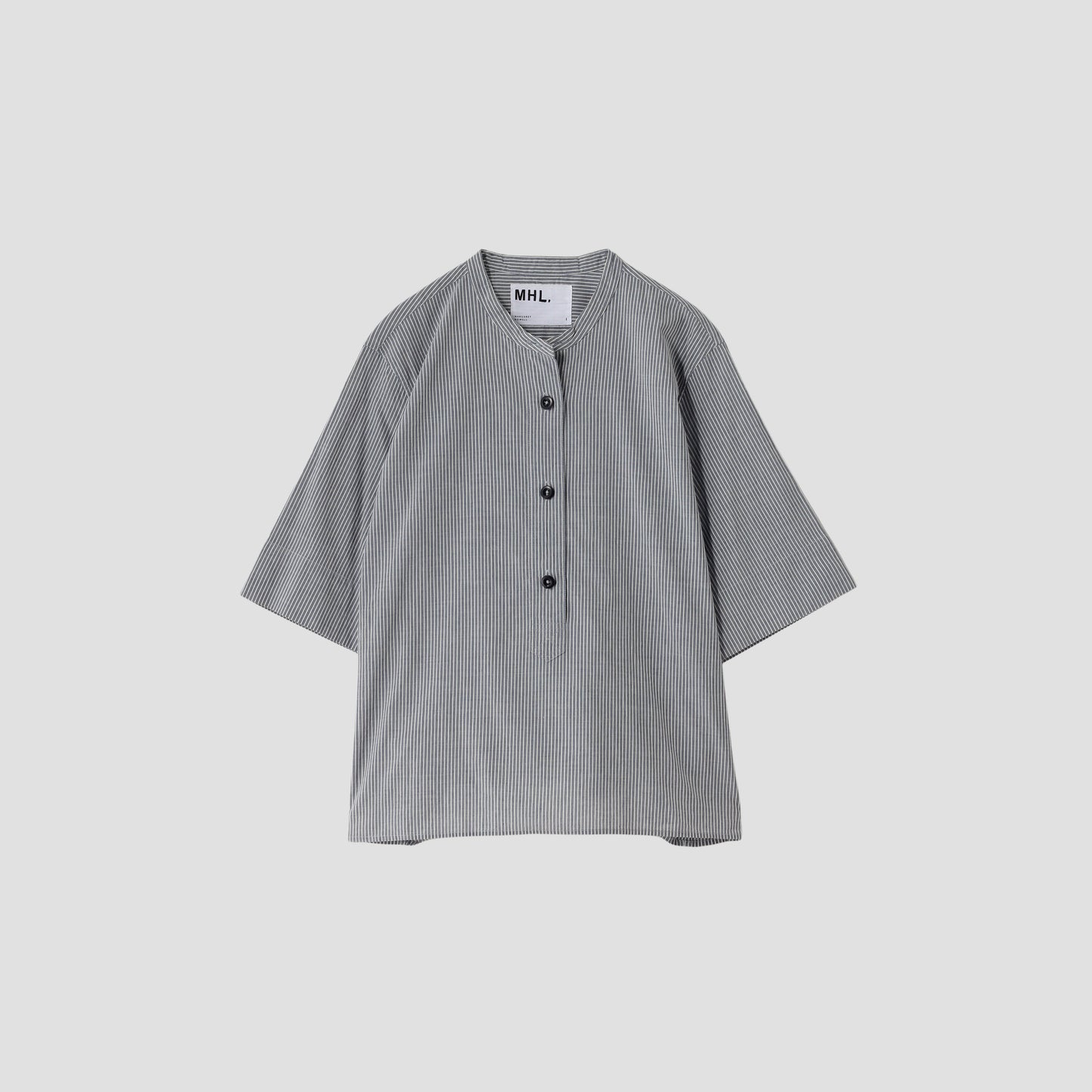 COTTON LINEN STRIPE SHIRT