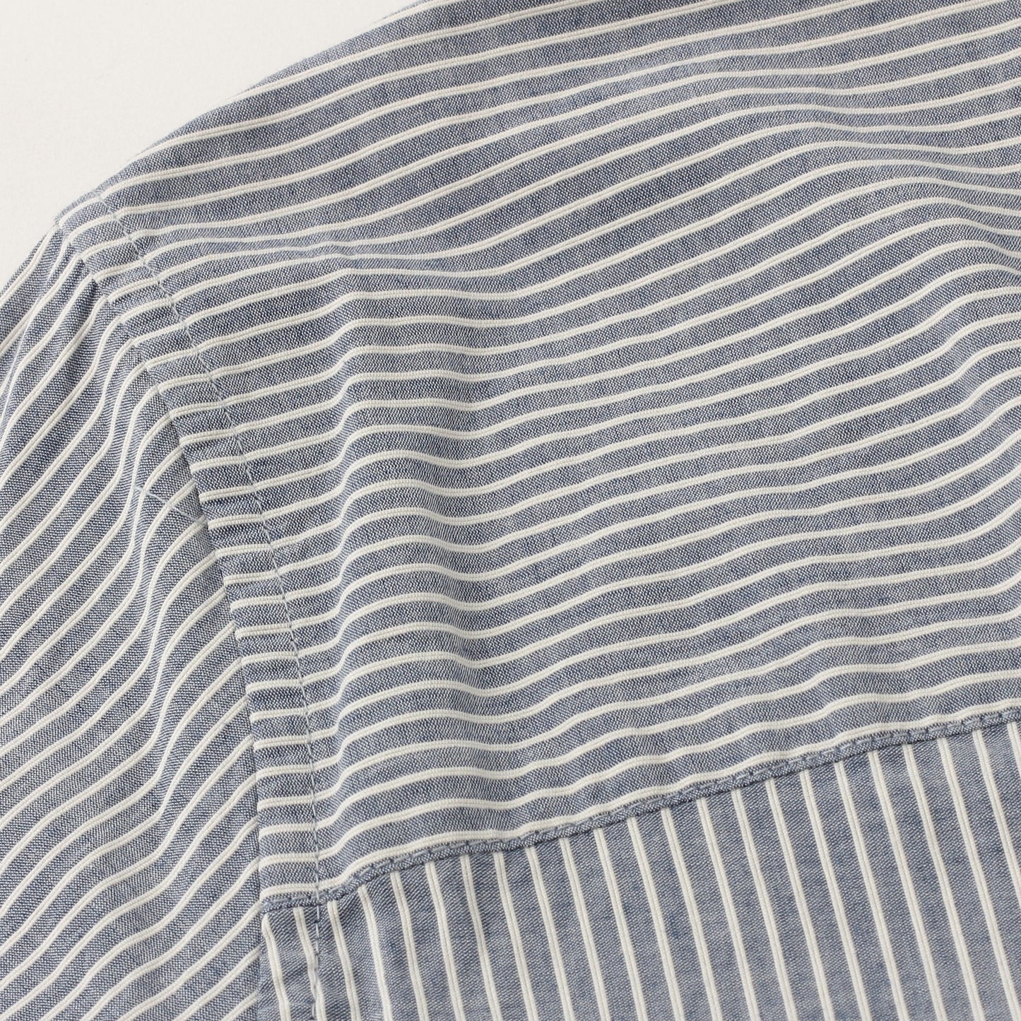 COTTON LINEN STRIPE SHIRT