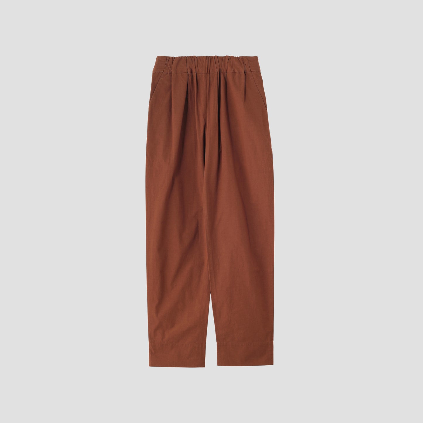 PLAIN COTTON SILK TROUSERS