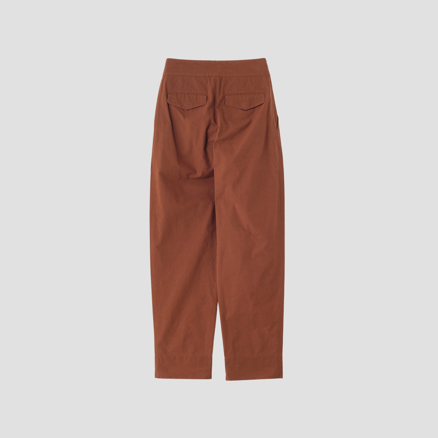 PLAIN COTTON SILK TROUSERS