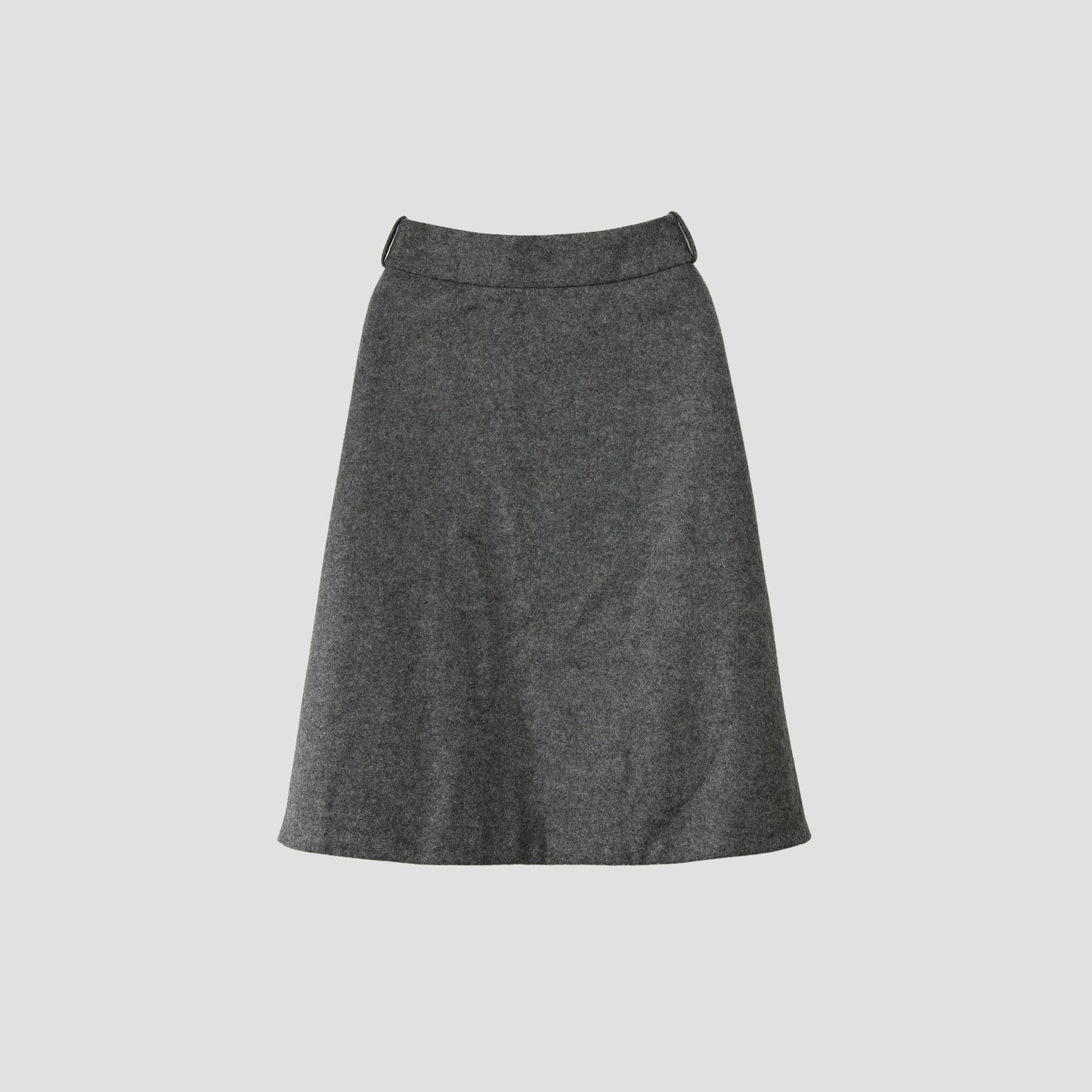 FELTED WOOL JERSEY SKIRT