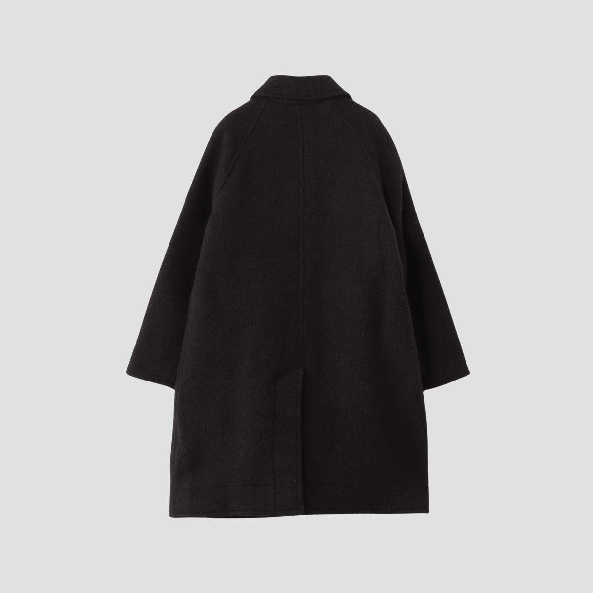 LOFTED WOOL MELTON COAT