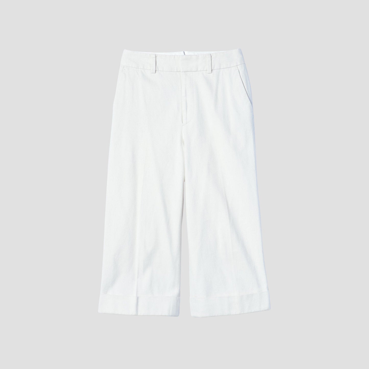 COTTON TWILL TROUSERS