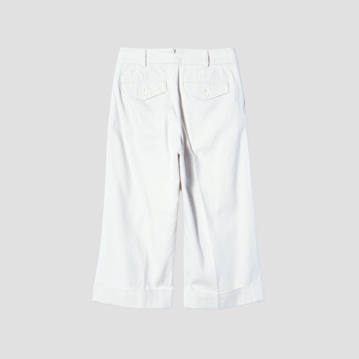 COTTON TWILL TROUSERS