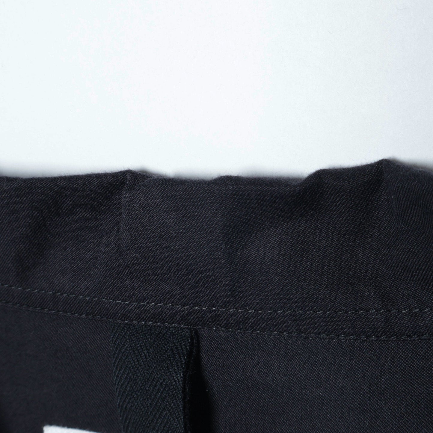 BLACK WARP COTTON DENIM SHIRT