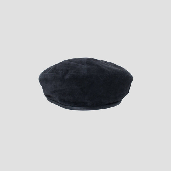 SUEDE BERET HAT