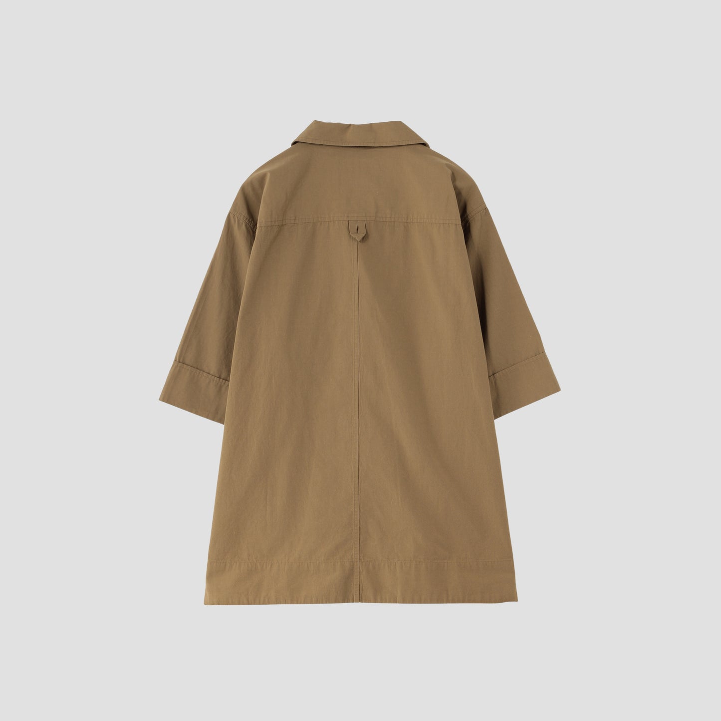 SANDED COTTON LINEN SHIRT