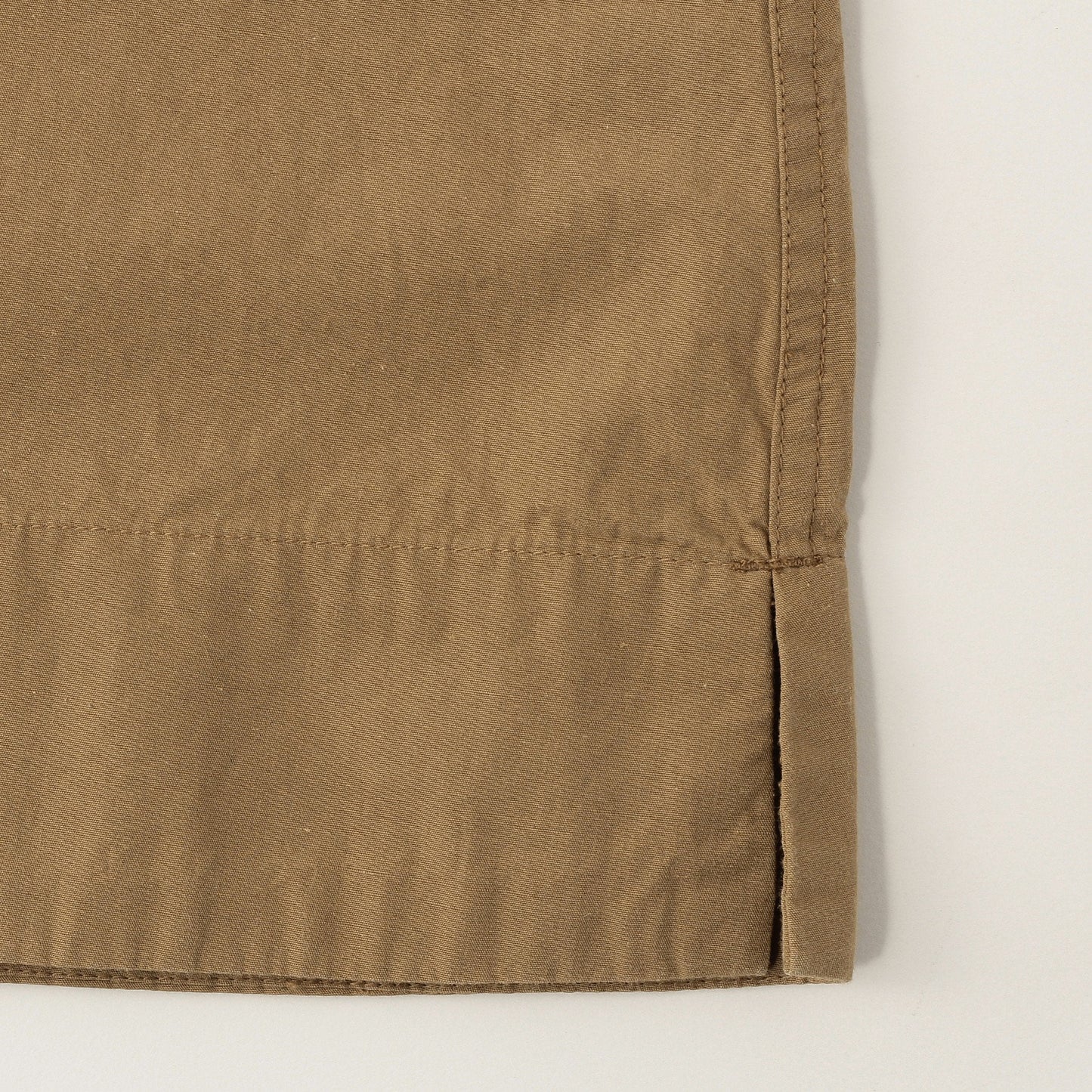 SANDED COTTON LINEN SHIRT