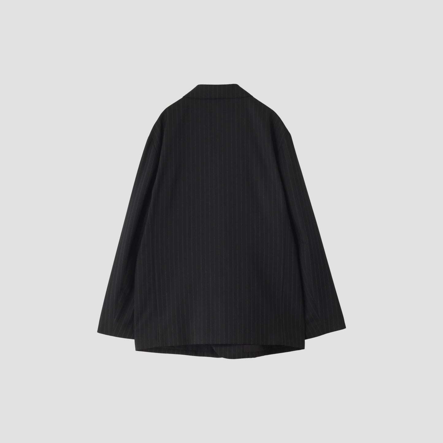 STRIPE WOOL PLAINWEAVE JACKET