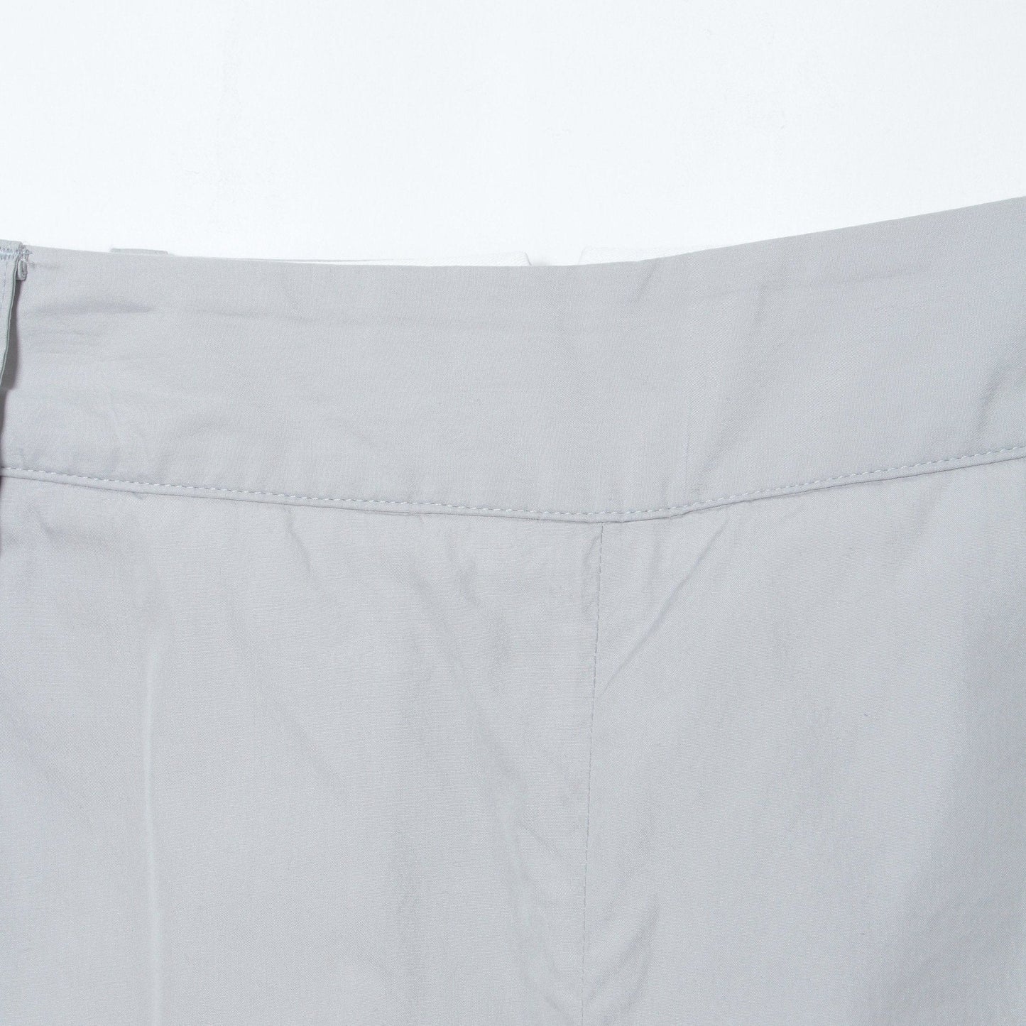 COTTON SILK POPLIN TROUSERS