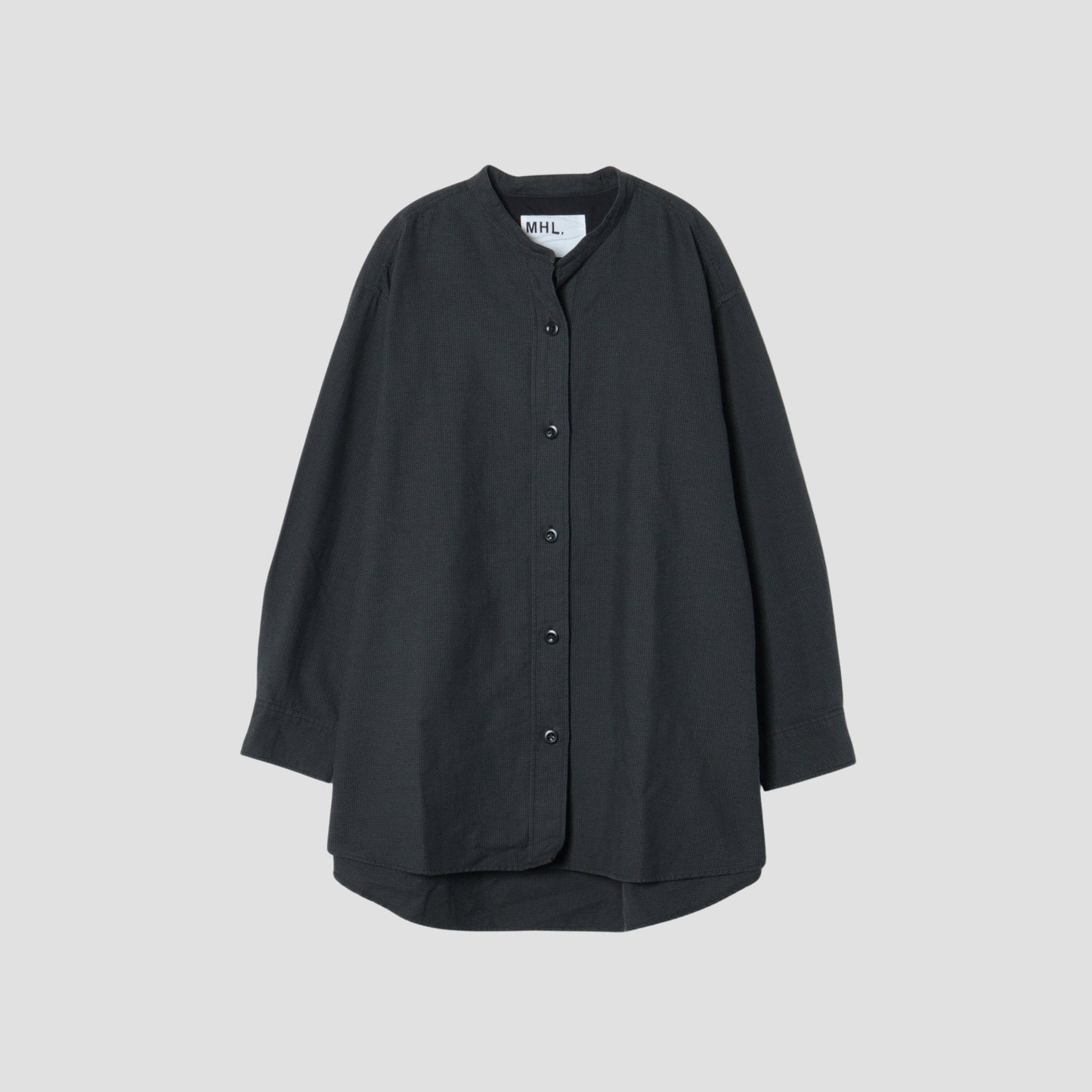 UNEVEN CHECK COTTON SHIRT