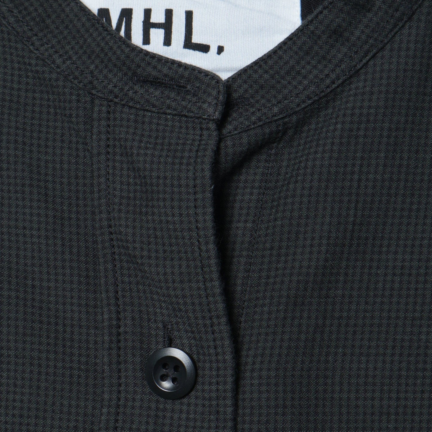 UNEVEN CHECK COTTON SHIRT