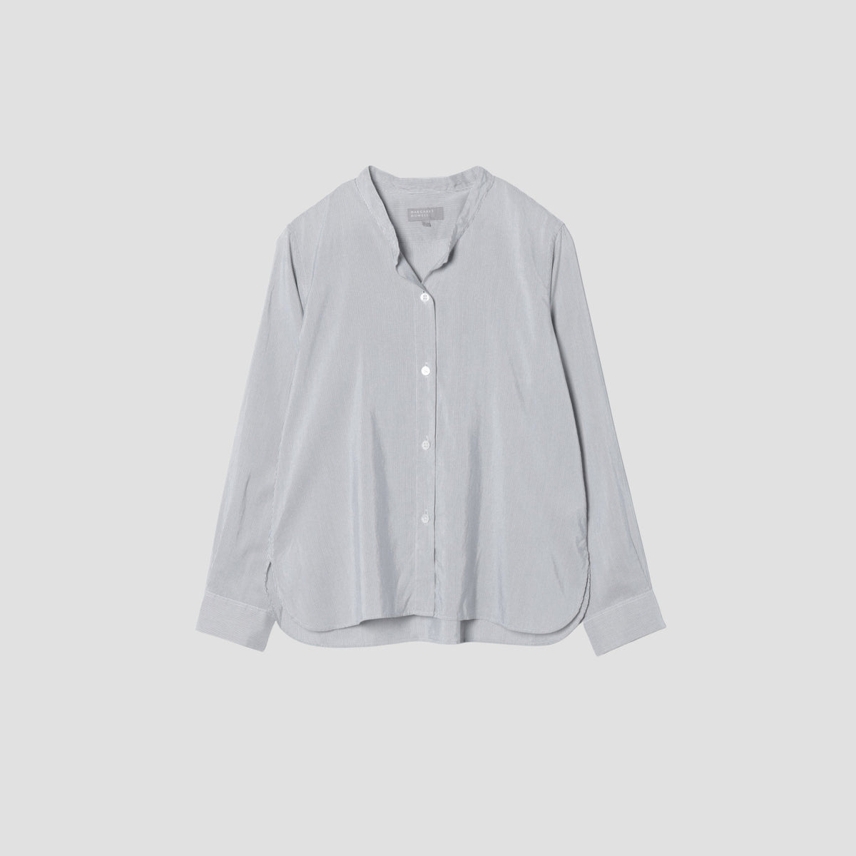 SILK COTTON STRIPE SHIRT