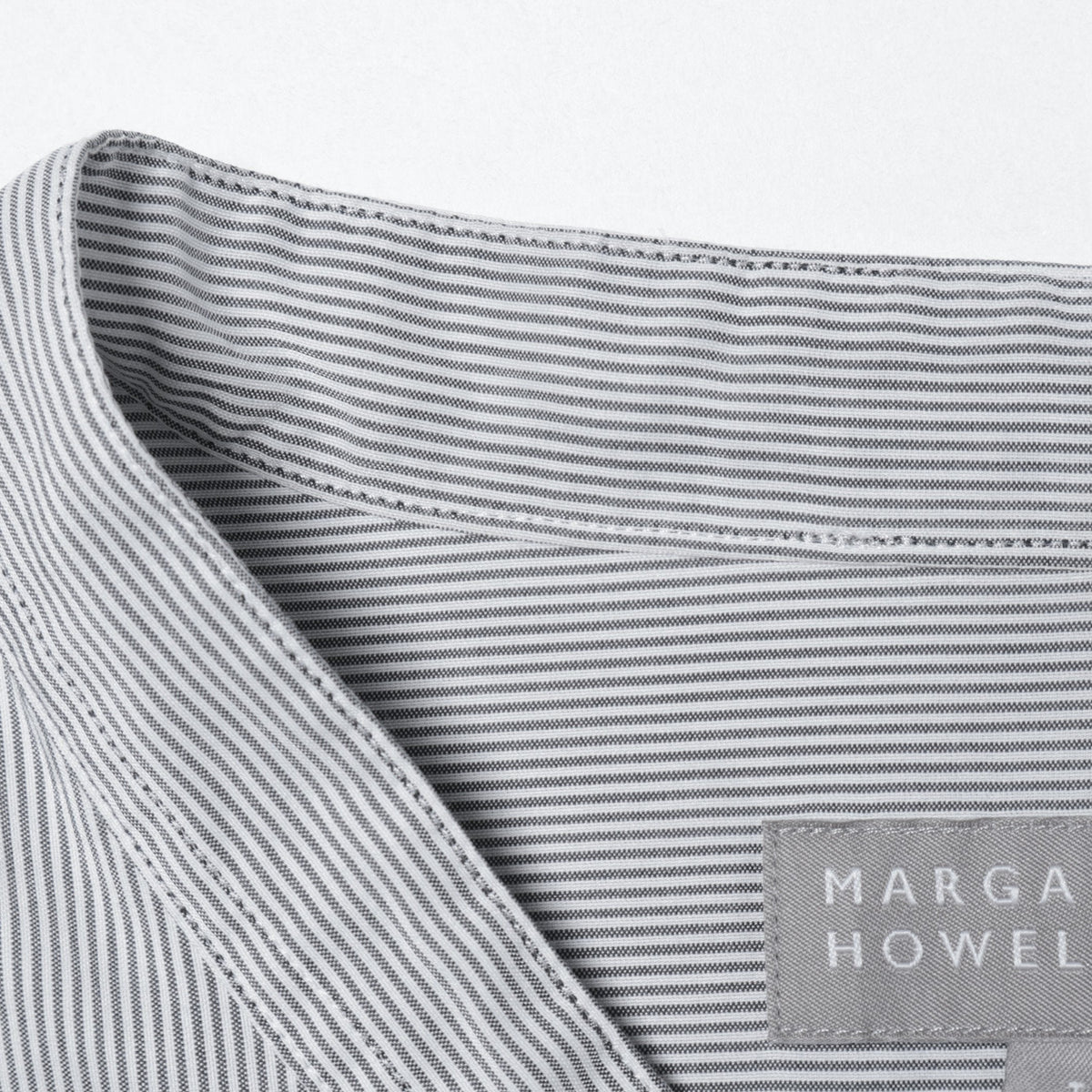 SILK COTTON STRIPE SHIRT
