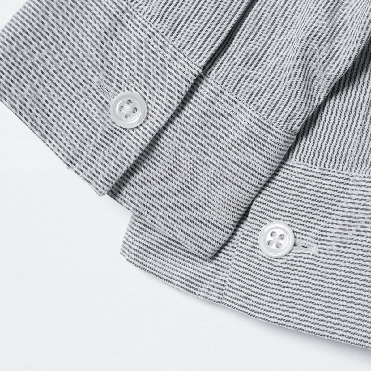 SILK COTTON STRIPE SHIRT