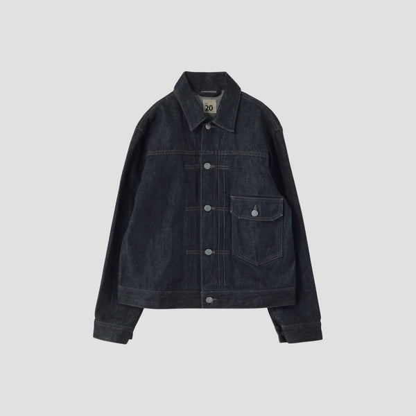 ORGANIC COTTON DENIM BLOUSON