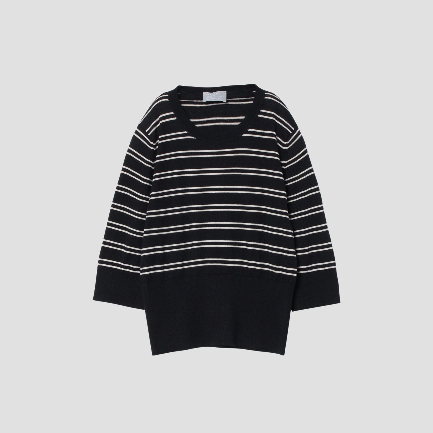 SEA ISLAND COTTON HIGH RIB JUMPER KNIT