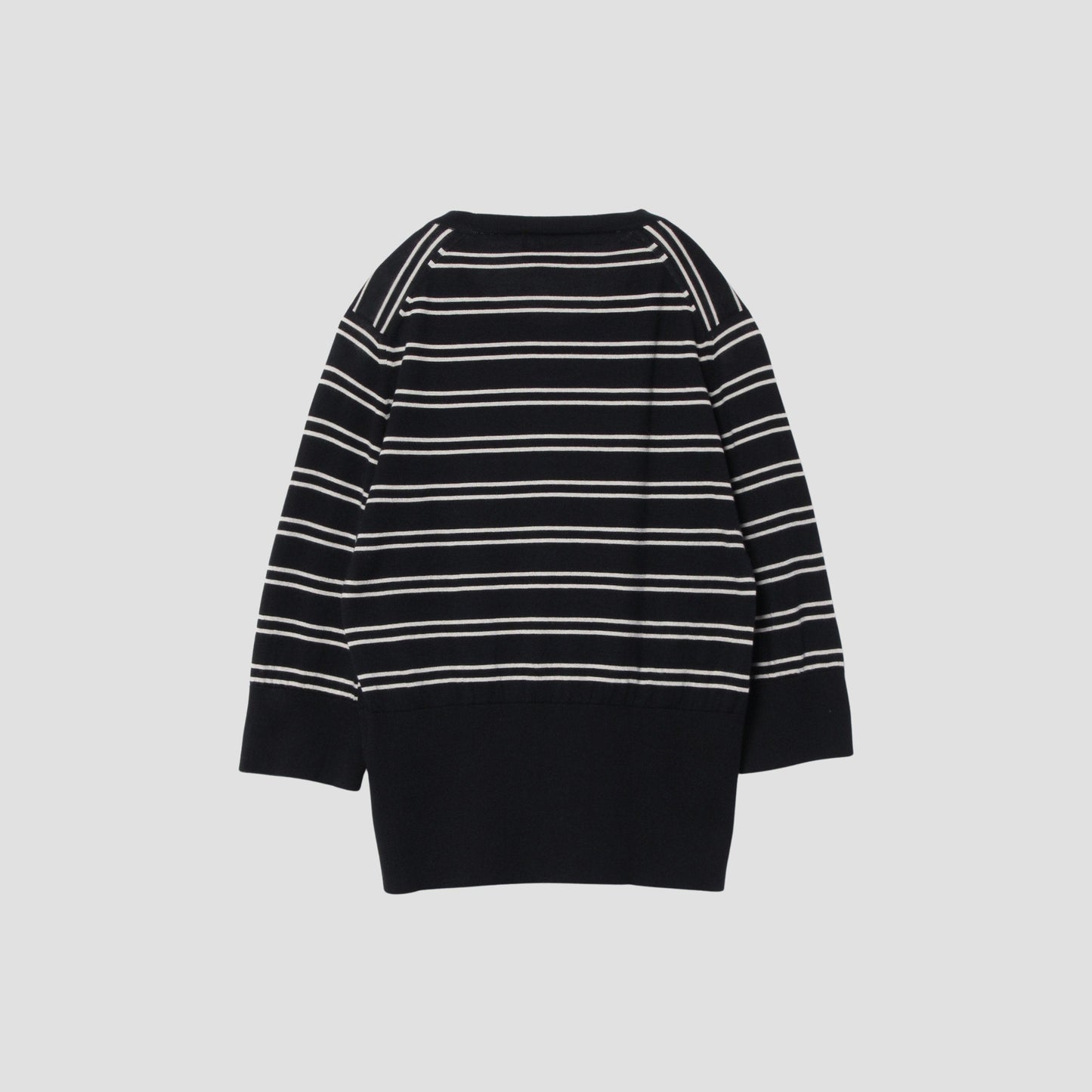 SEA ISLAND COTTON HIGH RIB JUMPER KNIT