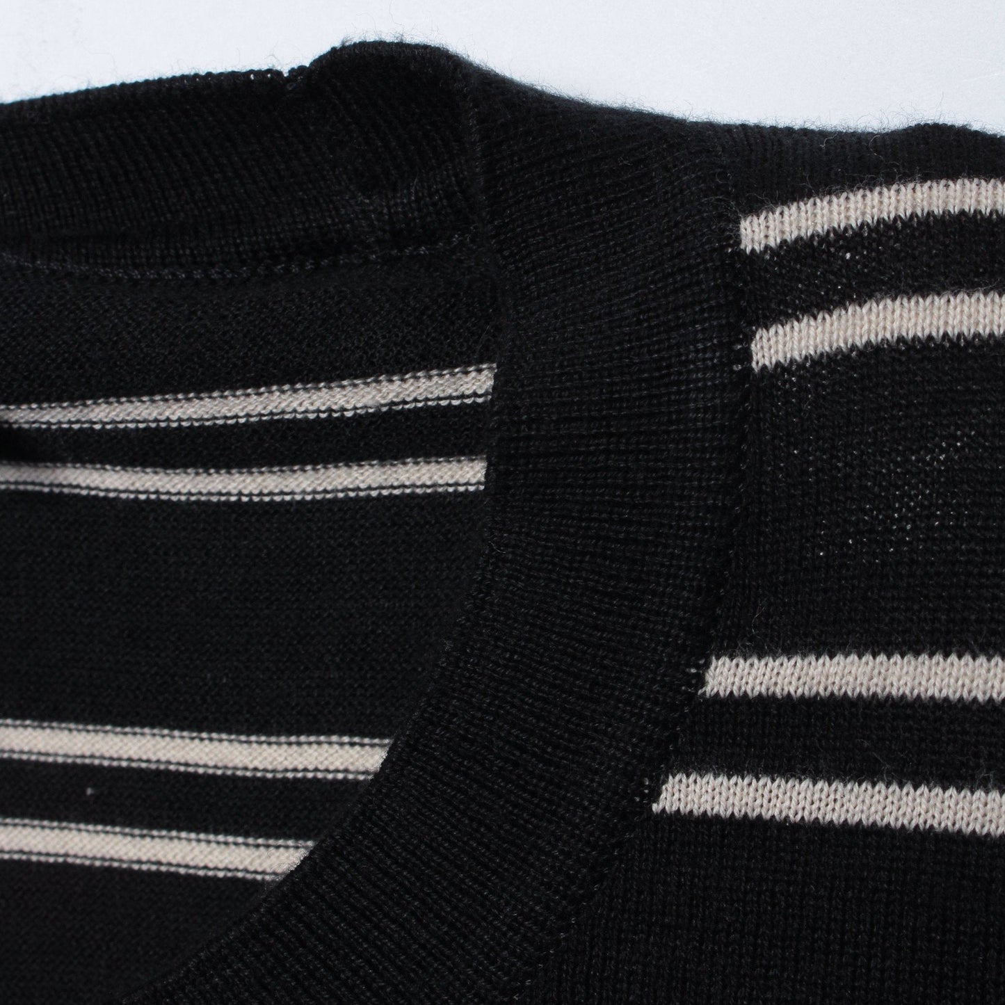SEA ISLAND COTTON HIGH RIB JUMPER KNIT
