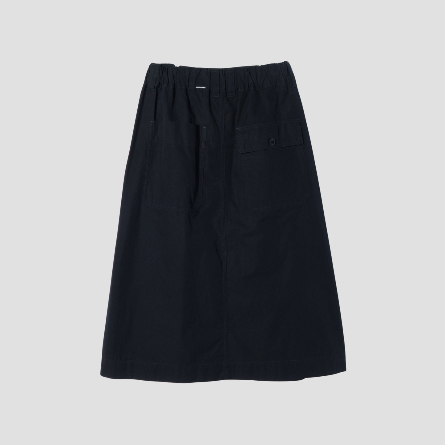 FINE COMPACT COTTON POPLIN SKIRT