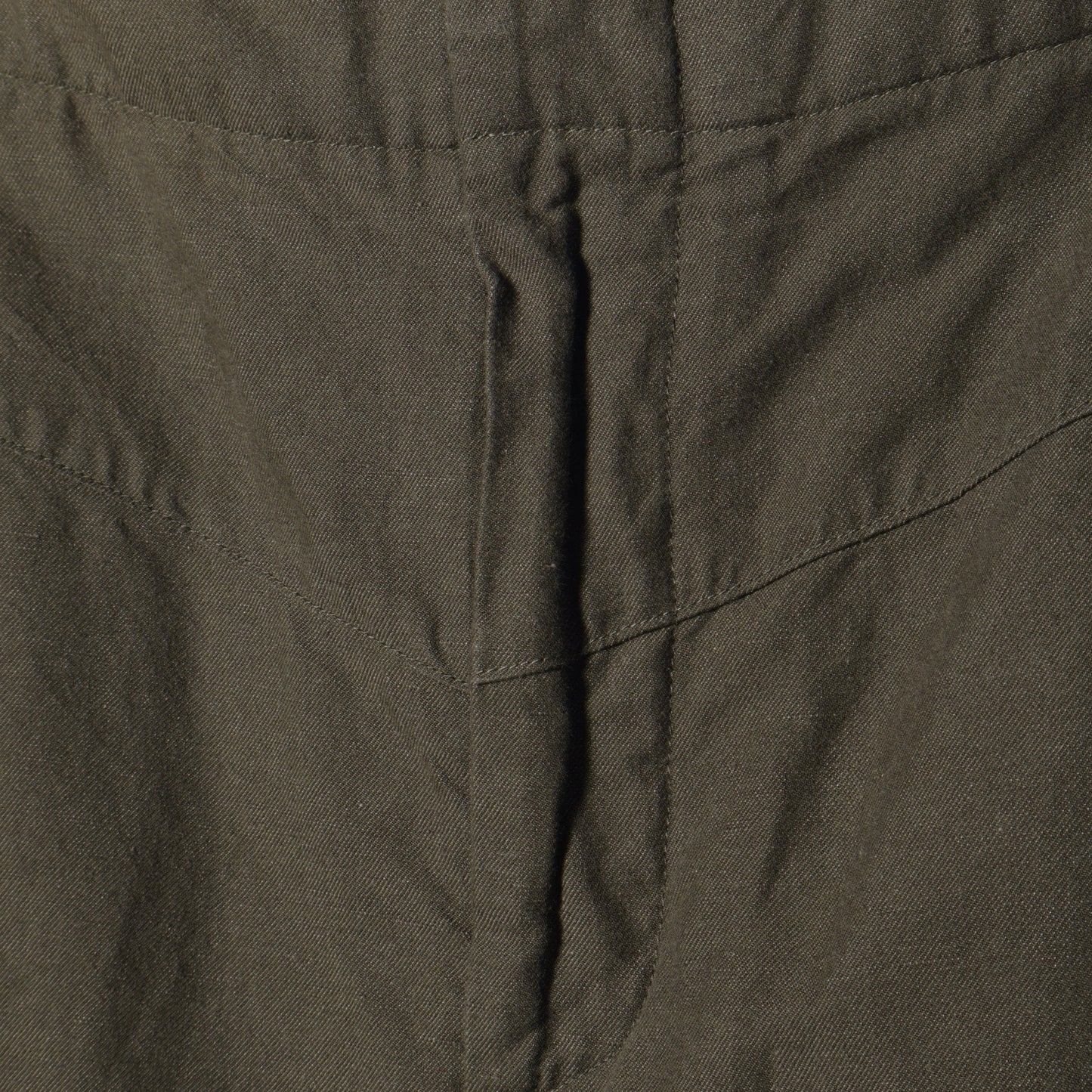 COTTON LINEN TWILL SKIRT