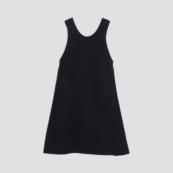 GLAZED COTTON CUPRA DRESS